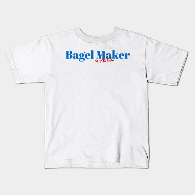 Bagel Maker Mission Kids T-Shirt by ArtDesignDE